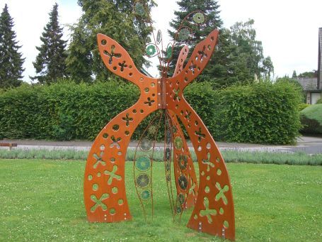 Rees : Am Bär, Skulpturenpark, Skulptur "Dans met mij" von Hendrike Huijsmanns aus Wolphaartsdijk Nl